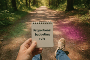 50/30/20 budgeting rule